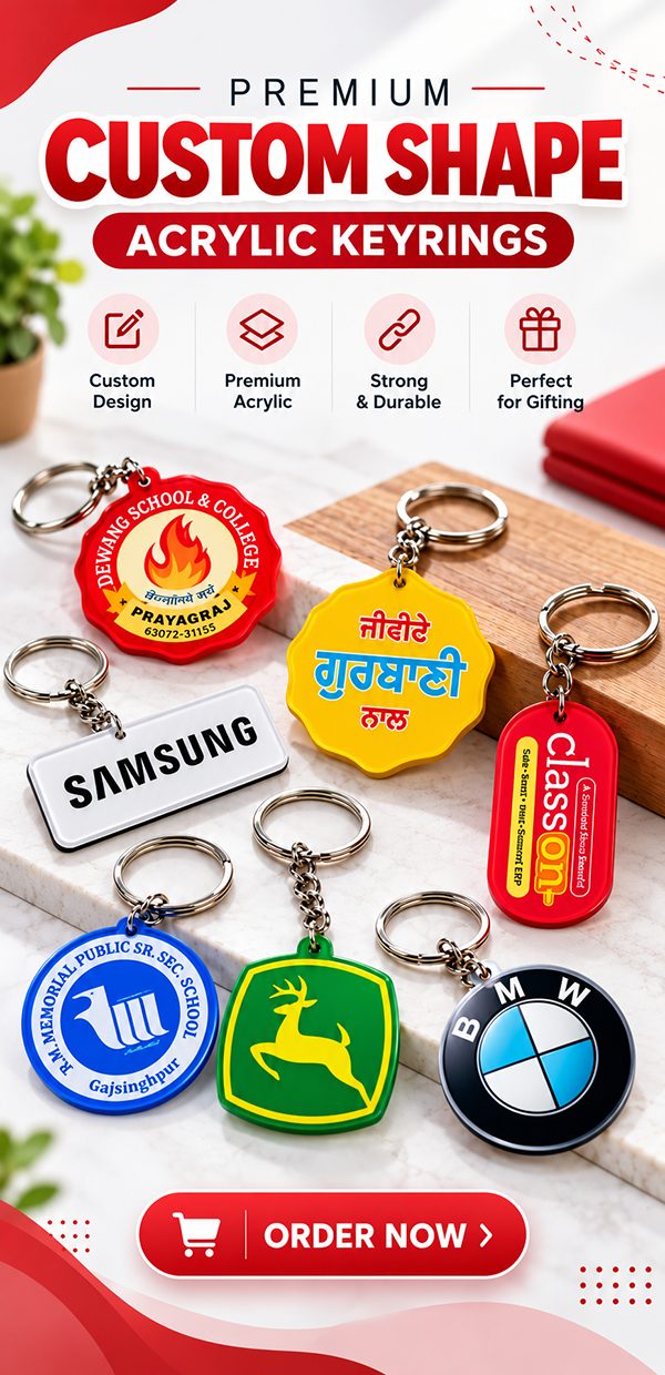 Acrylic Key Rings